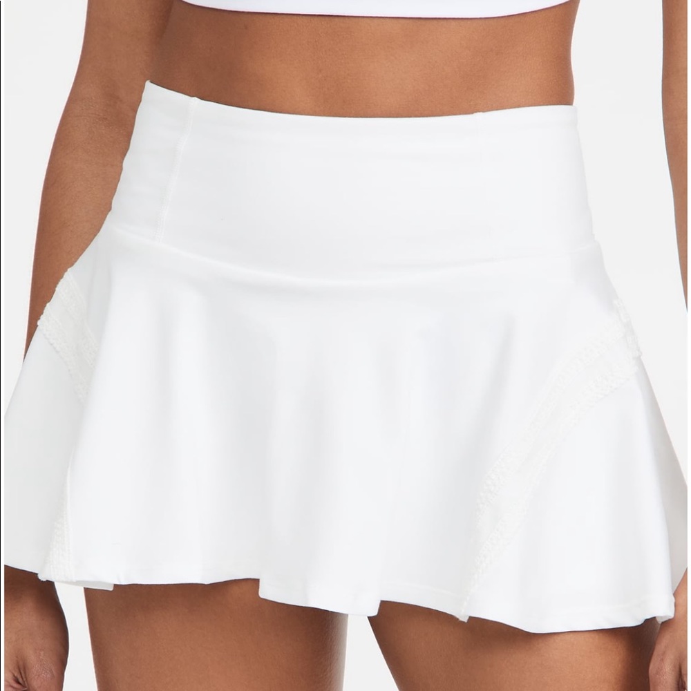 Free People White Pleats and Thank You Skort